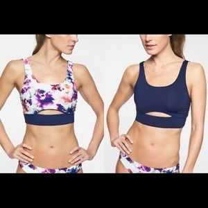Athleta watercolor reversible 2 piece